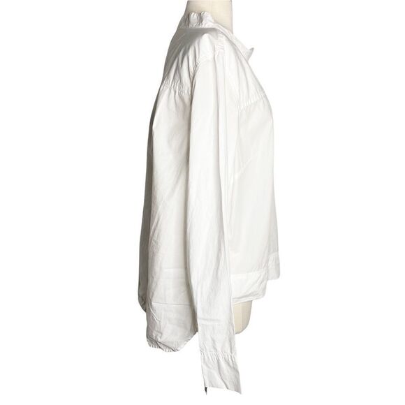 J. Crew Factory Womens White Pullover Top Size 14 Long Sleeve - Picture 4 of 10